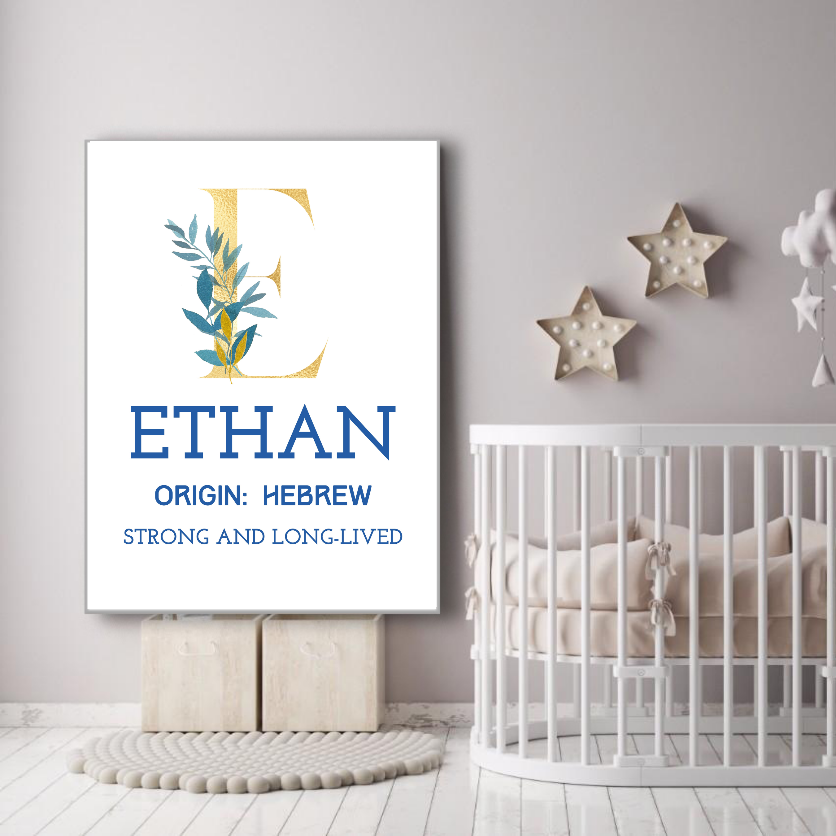 Baby Name Meaning Wall Art